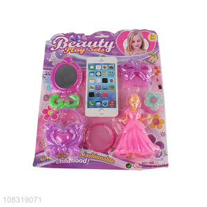 Custom Plastic Girls Pretend Play Beauty Play Set Toy