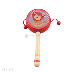 Good Sale Wooden Rattle Drum Chinese Hand Drum For Children