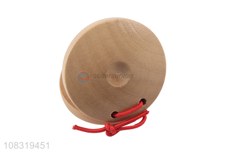 Good Quality Wooden Castanets Musical Enlightenment Instrument Toys