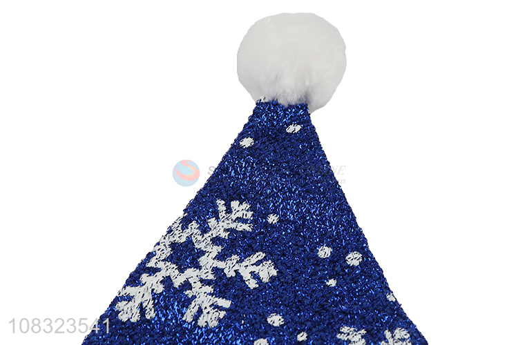 High quality party supplies blue christmas hat cup