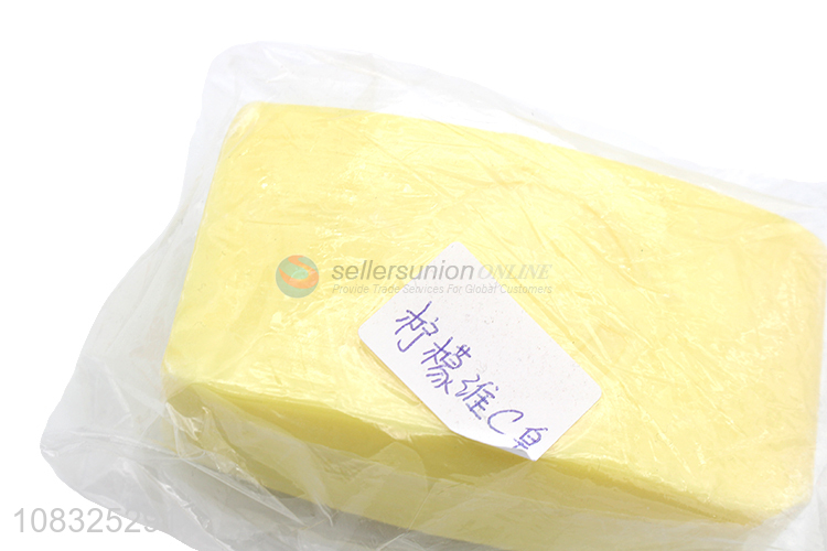 High quality lemon vitamin C soap whitening bath soap