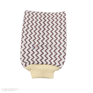 Factory Wholesale Striped Bath Gloves Back Towel