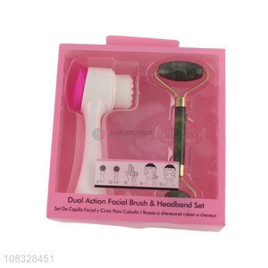 China wholesale daily use skin care tools dual action facial brush