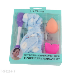 New products soft double-dided face wash brush skin care tools
