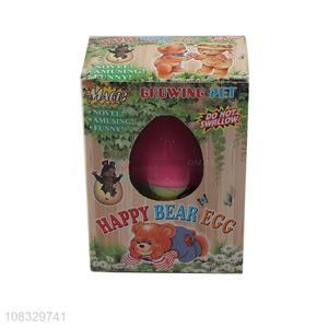Yiwu wholesale creative growing bear egg for children
