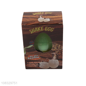 High quality growing snake egg kids play house toys
