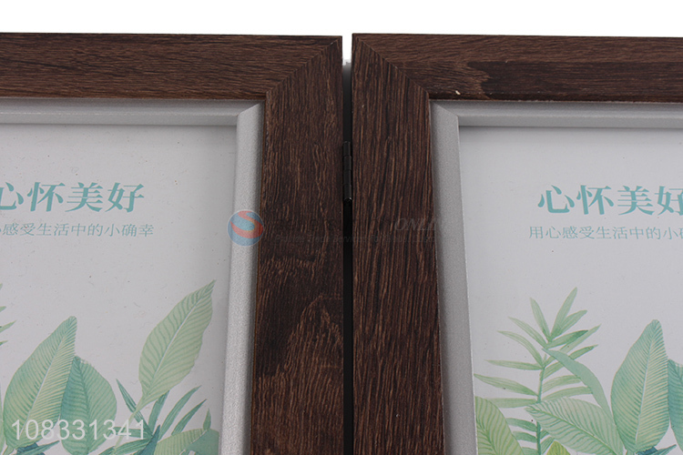 Wholesale Double Hinged Photo Frame Double Picture Frame