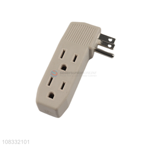 Factory price 3 outlets extension socket adapter 15A 125V