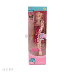 Hot product 11 inch fashion doll beautiful doll with dress