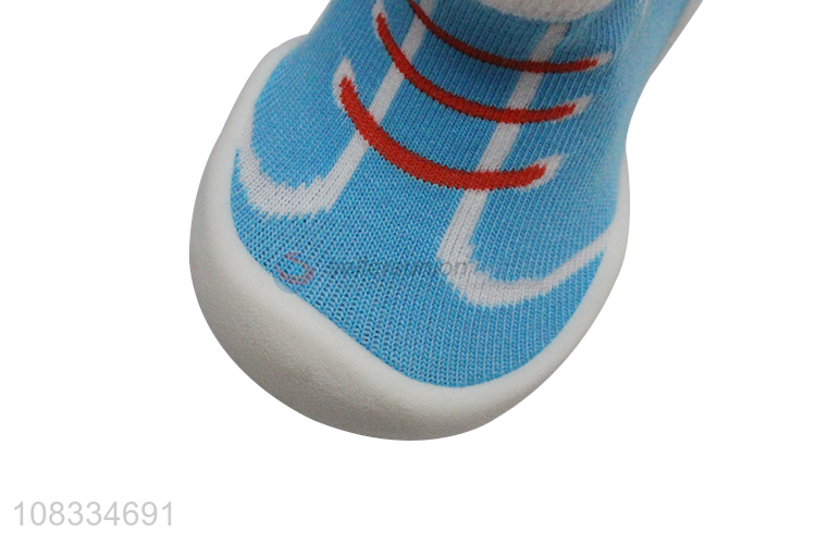 Good price soft silicone soles baby shoes socks for walking