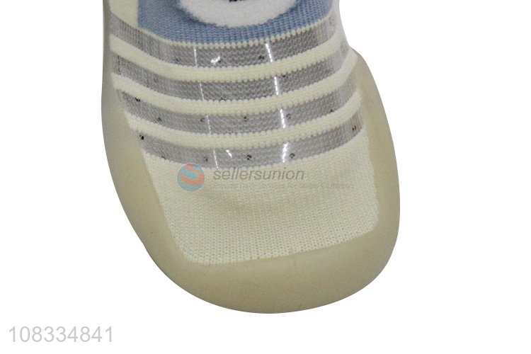 Cute design cartoon breathable baby walk shoes socks shoes