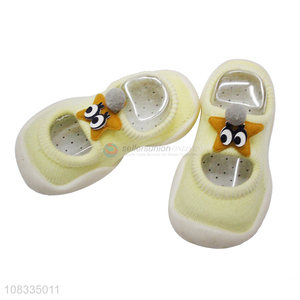 Latest design non-slip baby floor socks shoes with top quality