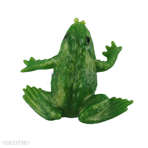 New arrival eco-friendly strechy simulation frog toy party favors