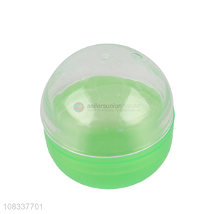 New arrival empty clear-colored capsules for toy gumball machine
