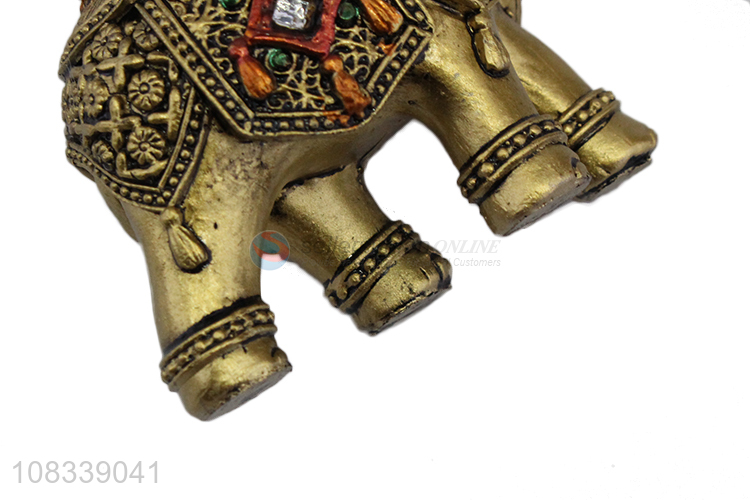 Wholesale Fashion Resin Crafts Cute Elephant Figurine