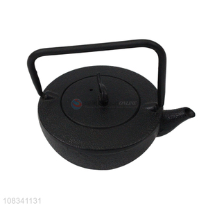 Online wholesale 0.45L stovetop safe cast iron teapot for loose tea