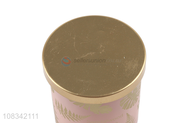 Yiwu Market Creative Aromatherapy Cup Wax with Tinplate Cover