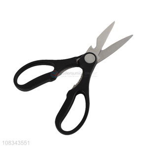 New products black stainless steel kitchen scissors for sale