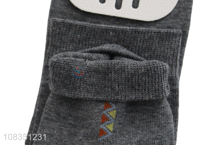 China supplier men's crew socks soft above ankle cotton socks