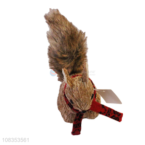New arrival hand-crafted squirrel statue for indoor outdoor decor