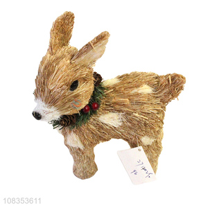 High quality bunny figurine animal statue indoor Easter decorations