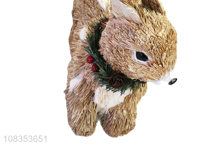 China supplier bunny statues animal handicrafts for Easter decor