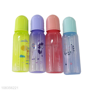 Factory price 250ml food grade silicone baby feeding bottle