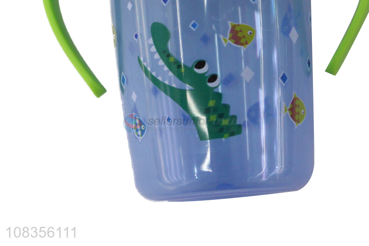 Wholesale 240ml baby feeding bottle suction cup with handle