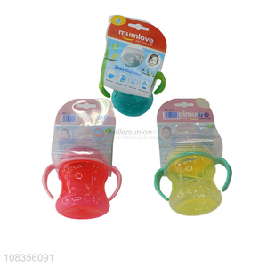 Good quality 200ml baby sippy cup leakproof feeding bottle