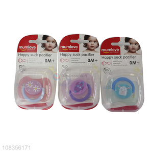 Wholesale BPA free baby pacifier food grade silicone pacifier