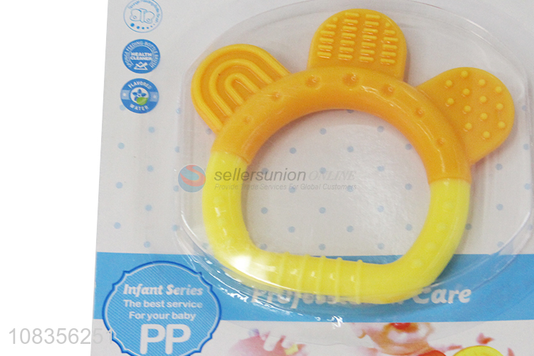 Good quality fruit design food grade silicone baby teether