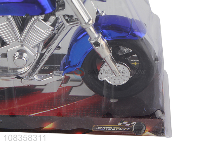 New products plastic boys kids electroplate inertia motorbike toys