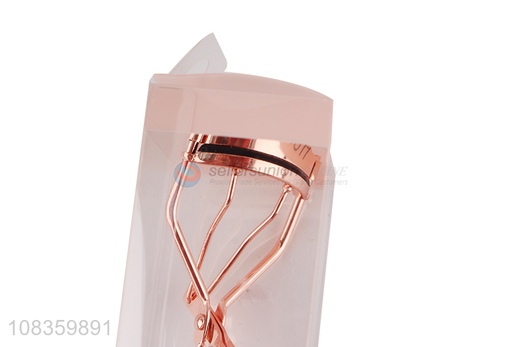 High quality rose gold eyelash curler durable carbon steel lash curler