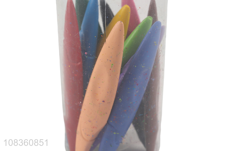 New arrival 10 colors wax crayons kids crayons for coloring book