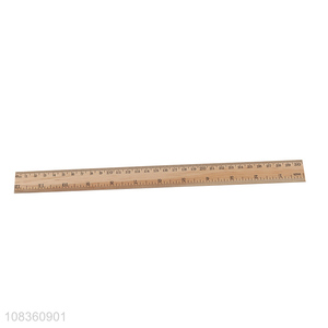 New arrival natural wooden stright ruler measuring tools for students