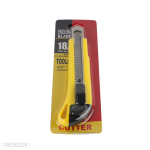 Factory price wide blade safety art knife utility knife