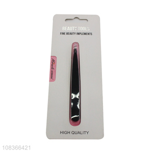 Best selling simple fashion eyebrow tweezers ladies beauty tools
