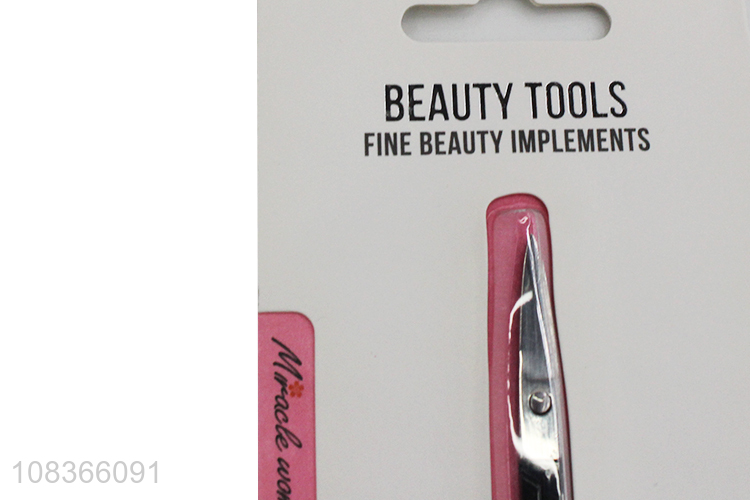 Factory price beauty scissors stainless steel makeup scissors