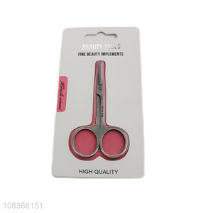 Best price silver stainless steel nose scissors beauty scissors
