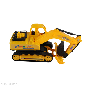 China imports plastic engineering truck simulation vehicle toy excavator