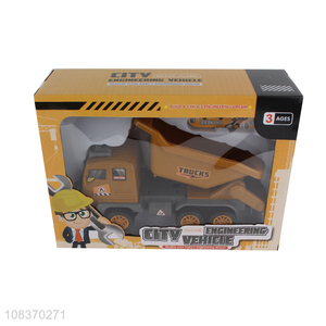 High quality engineering vehicle tip lorry model toy for boys girls