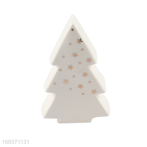 Hot selling ceramic Christmas tree for holiday home indoor party decoration