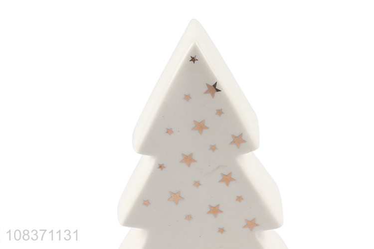 Hot selling ceramic Christmas tree for holiday home indoor party decoration