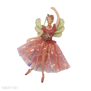 Wholesale price plastic doll flower fairy doll for girls