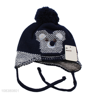 Best Quality Cute Knitted Hat Winter Earmuffs Hat