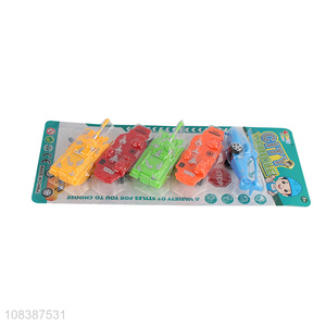 China wholesale multicolor plastic pull back vehicle toys