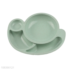Yiwu wholesale green plate kids shatterproof dinner plate