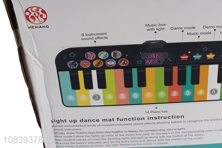 Low price children light up dance mat toys with music