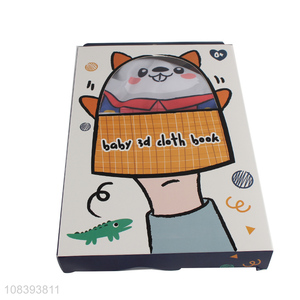 Yiwu market creative 3D baby cloth book teaching toys