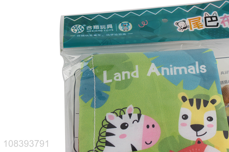 Top products children teaching toys animal cloth books
